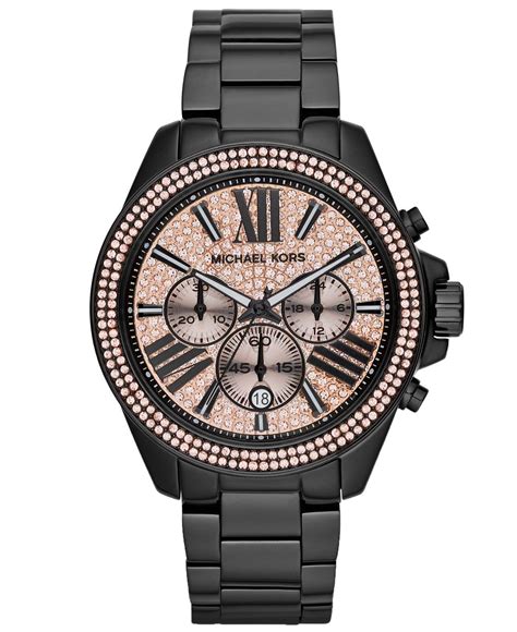 shopbop watches michael kors|Shop Women's Black Michael Kors Watches .